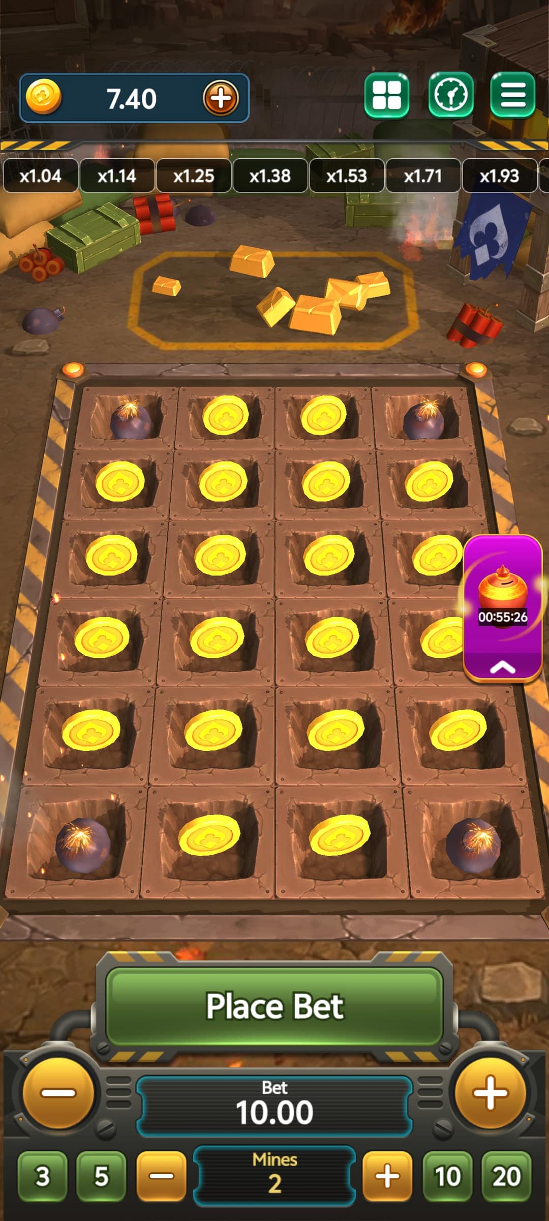 Mines screenshot 1